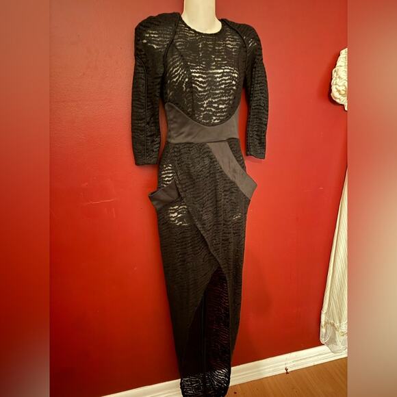 Zhivago Dresses & Skirts - Zhivago sheer black cocktail dress